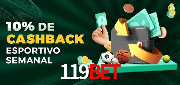10% de bônus de cashback na 119Bet