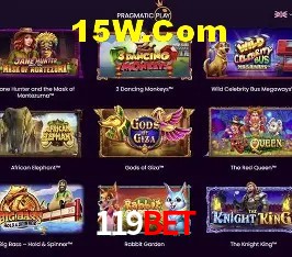 Provedores de Jogos 119Bet